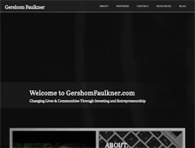 Tablet Screenshot of gershomfaulkner.com